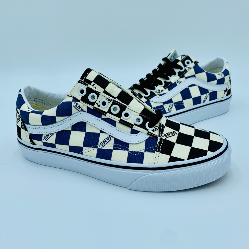 VANS OLD SKOOL Big Check (Navy-Black)